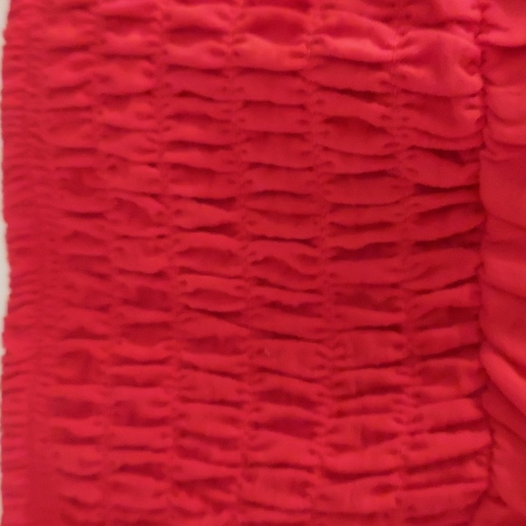 Sienna Sky Red Ruffle Spaghetti Strap tank Top Women's Sz XL - Picture 12 of 12